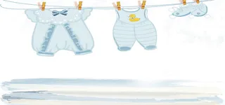 卡通婴儿服装背景高清