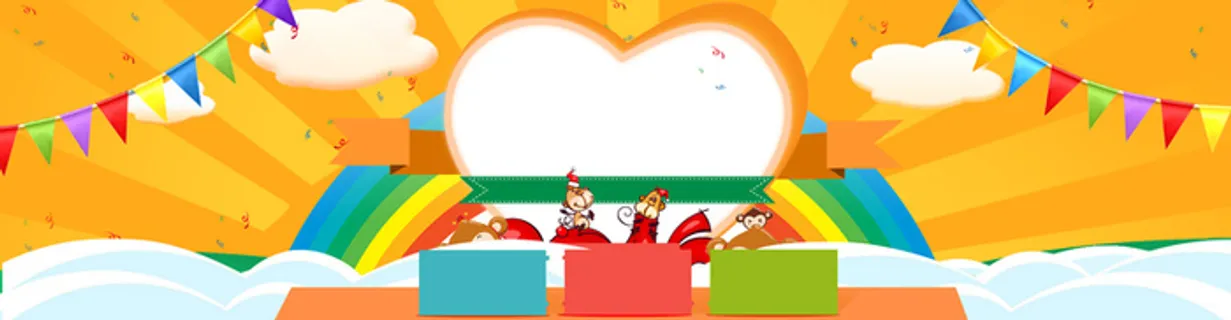 卡通可爱61儿童节背景banner高清