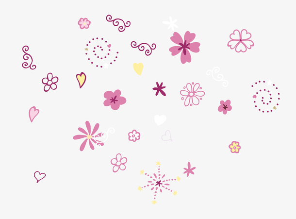 花瓣漂浮免抠