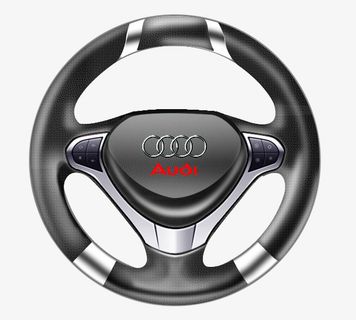 奥迪汽车方向盘免抠