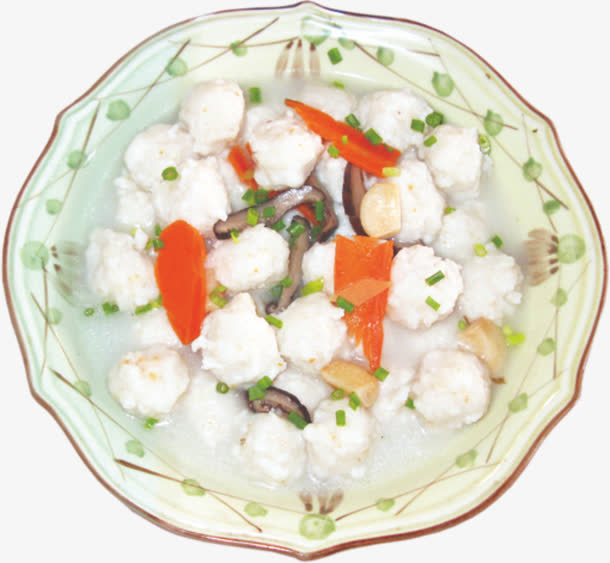 墨鱼丸子免抠