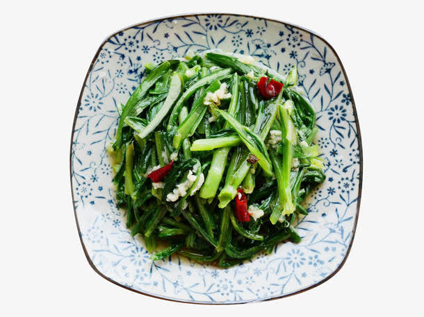 蒜蓉油麦菜免抠