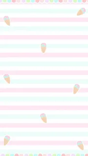 手绘粉色卡通冰激凌免抠