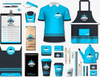 矢量手绘VI免抠