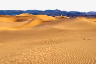 一望无垠的撒哈拉沙漠高清摄影免抠