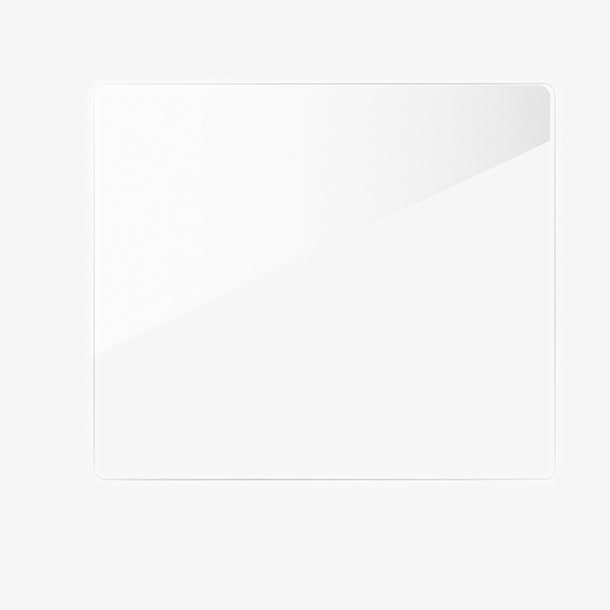 白色荧光效果线框透明png免抠