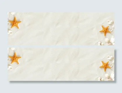 唯美海滩贝壳海报高清