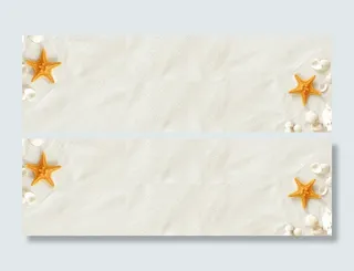 唯美海滩贝壳海报高清