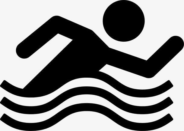 游泳LOGO免抠