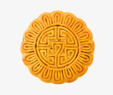 中秋月饼特写免抠