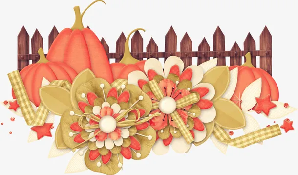 手绘南瓜素材免抠