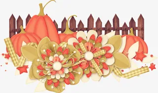 手绘南瓜素材免抠