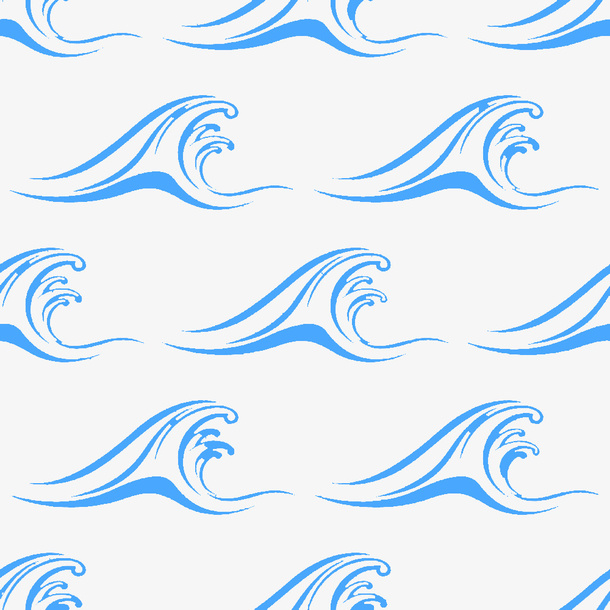 蓝色海洋底纹免抠