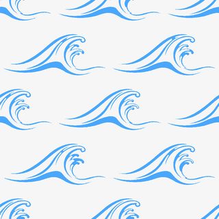 蓝色海洋底纹免抠