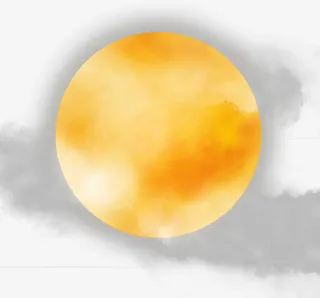 原创中秋月亮免抠