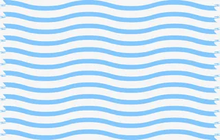 蓝色波浪纹图案免抠
