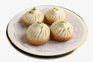 金边盘子美味上海生煎包免抠