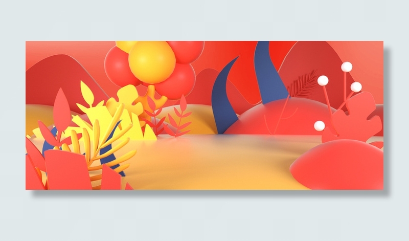 C4D，手绘，卡通，插画高清