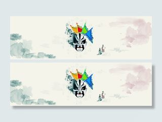 古风古韵京剧banner高清