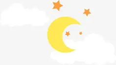 星星月亮免抠