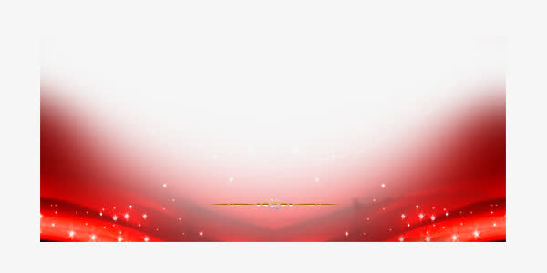 红色彩炫底面免抠