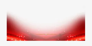 红色彩炫底面免抠