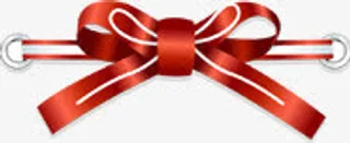 大红色蝴蝶结元素免抠