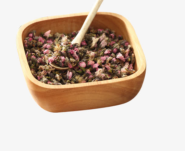干桃花桃花茶免抠