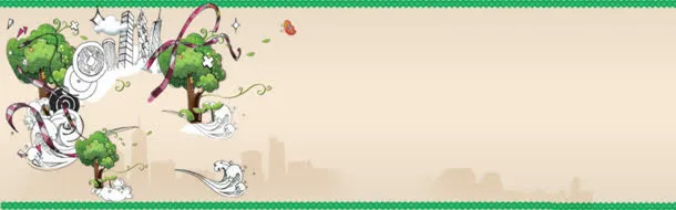 清新淘宝背景海报　
