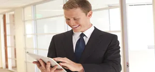 科技感商务沟通背景高清