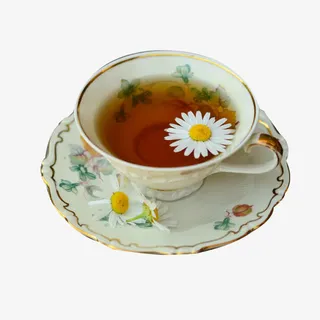 精致菊花茶免抠