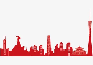 广州地标剪纸免抠