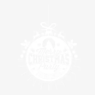 白色圆形圣诞快乐装饰徽章图片免抠