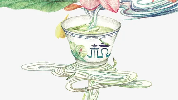 唯美彩绘旅游杭州地标免抠图免抠