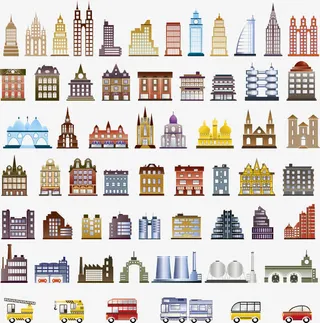 各类生活图标免抠