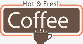 卡通咖啡会话框免抠