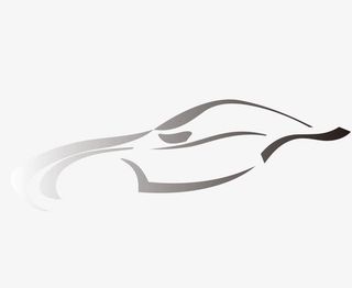 矢量跑车汽车流线PNG图片免抠