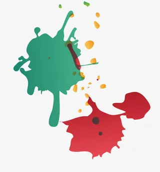 喷粉元素喷墨免抠