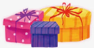 七夕海报礼盒免抠