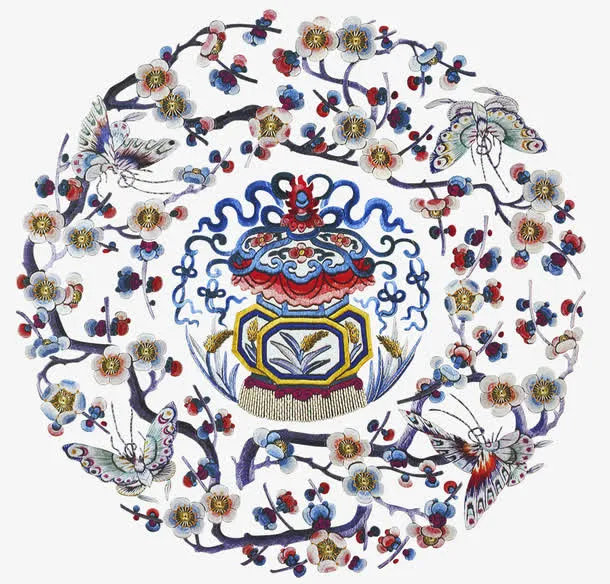 花纹圆环免抠