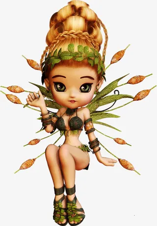 卡通西方人物图片女孩图片素材免抠