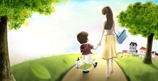 母亲节创意温馨海报背景图高清