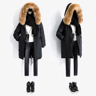 酷酷的羽绒服免抠