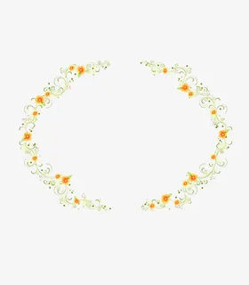 欧式花纹边框免抠