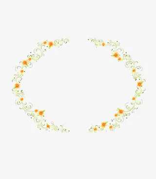 欧式花纹边框免抠