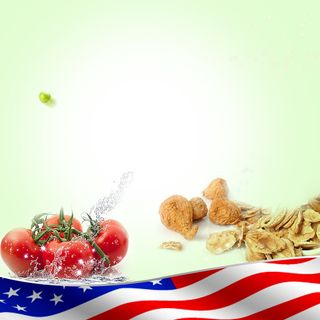 美国进口燕麦片食品PSD分层主图背景素材高清