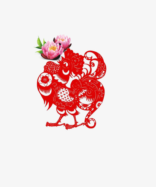 剪纸文化素材免抠