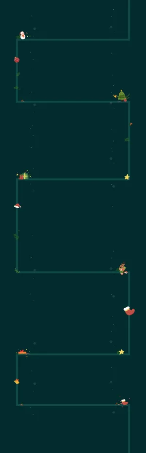 卡通圣诞背景高清