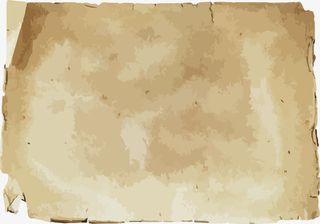 破旧的手绘复古书纸免抠