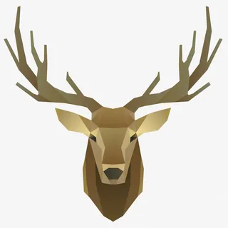 麋鹿头像免抠